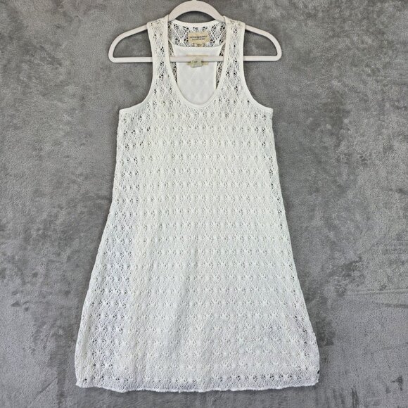 Denim & Supply Ralph Lauren Dresses & Skirts - Denim & Supply Ralph Lauren Dress Womens Medium White Crochet Racerback Lined